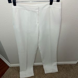 Ladies white St. John trousers